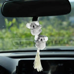 Koala Plush Car Hanging Ornament for Rearview Mirror