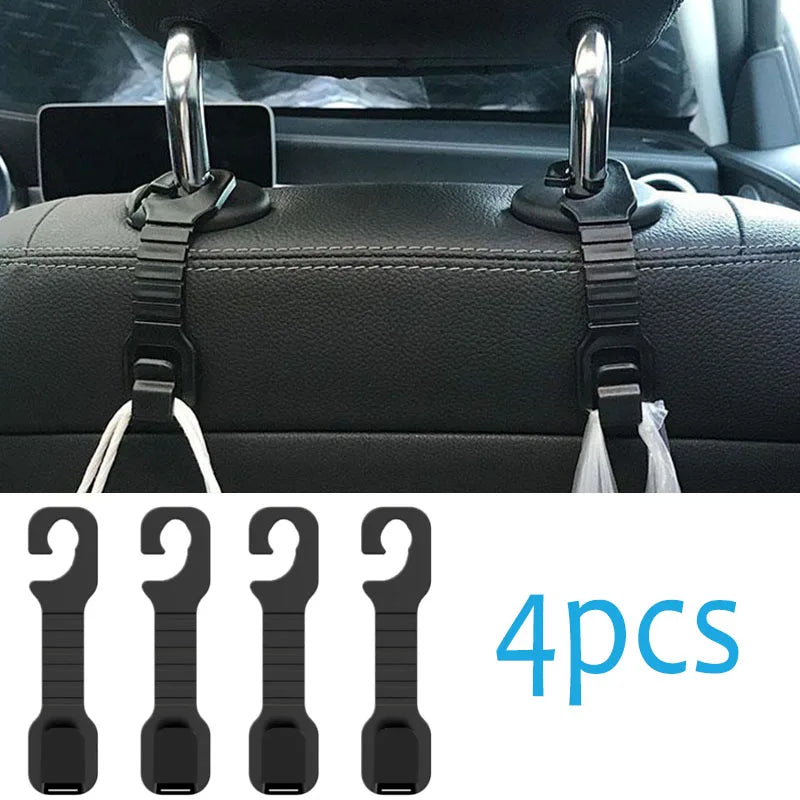 Car Headrest Hanger Hook for Bag Pouch Clothes Storage