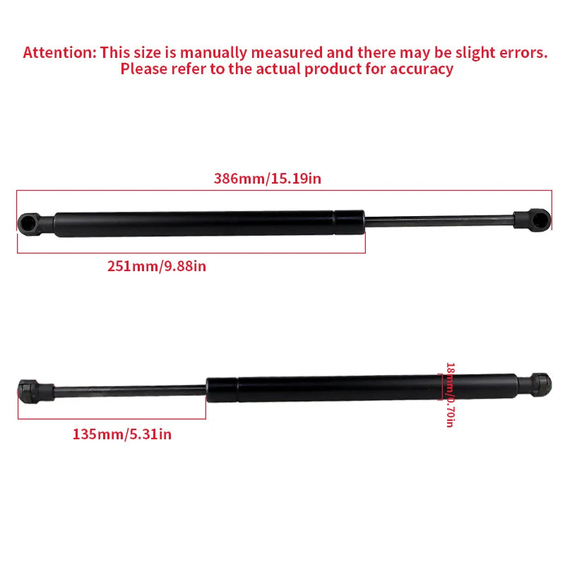 1Pair Car Struts Bar Rear Lift Struts Support For BMW 3 Series E90 Saloon 323i 325i 3 alternate view