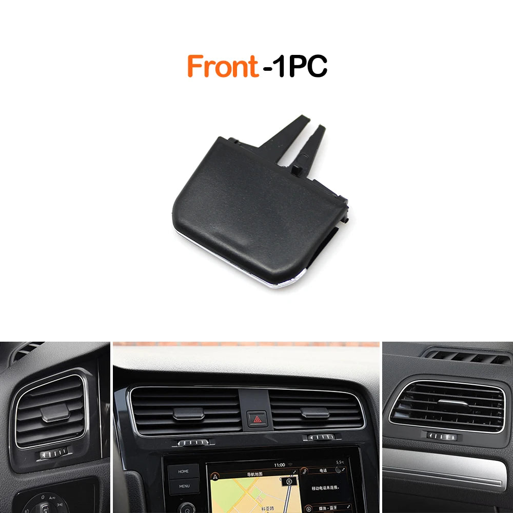  1/2/4PCS Front Rear Left Right Air Conditioner Outlet AC Vent Grille Slider Tab Clip Pick For VW Volkswagen Golf 7 2014-2020