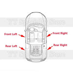 Kamshing Car Inside Sun Visor Mirror Cover Frame For BMW E90 320 323 325 330 335 X1 X3 E84 F25 Sunvisor Frame
