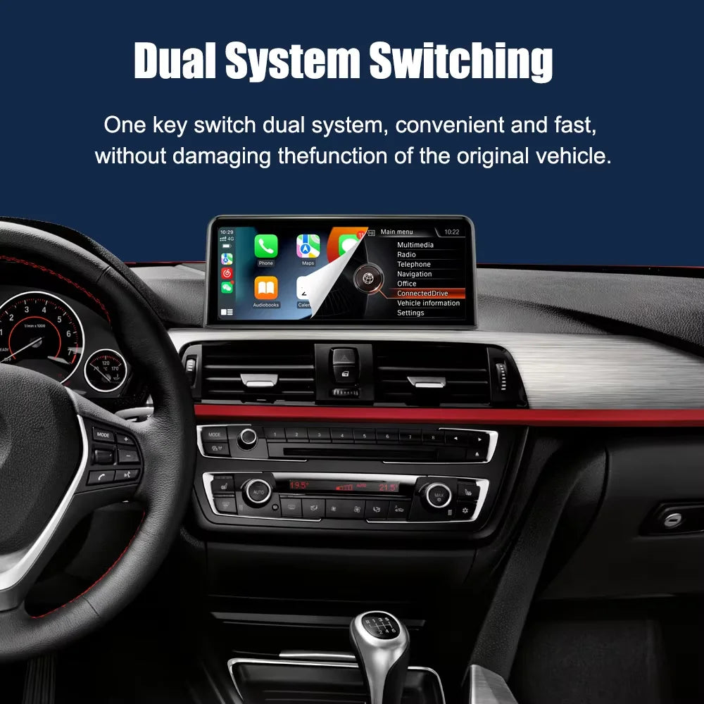 Linux Wireless Carplay Android Auto Car Radio Multimedia For BMW 5 Series F10 F11 201 lifestyle view