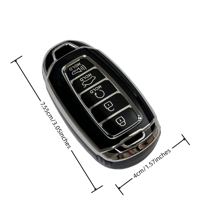 Key Fob Cover Keychain Lanyard for Hyundai Elantra GT Sport Santa Fe Palisade Kona Ke alternate view
