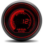 AD 2" 52mm Red and Blue Dual LED Car Gauge Set | Boost, Water Temp, Oil Temp, Oil Pressu detail view