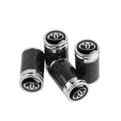 Toyota Valve Stem Caps | Set of 4 Aluminum Dust Covers alternate view
