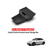 for Tesla Model Y Standard 2026 Accessories Center Console Storage Organizer Box Armrest Box Storage Tray Protection Mat
