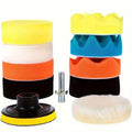 Professional Car Detailing Polishing Kit For Electric Drill | Sponge Wheels And Angle Grinder Attach