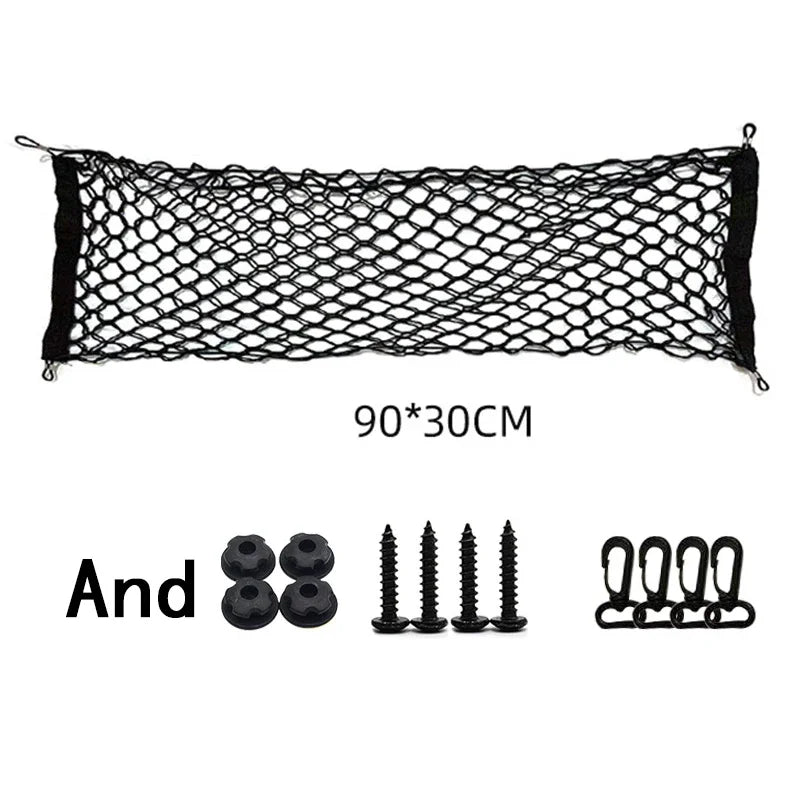 Car Trunk Elastic Cargo Net Nylon Mesh Organizer detail view