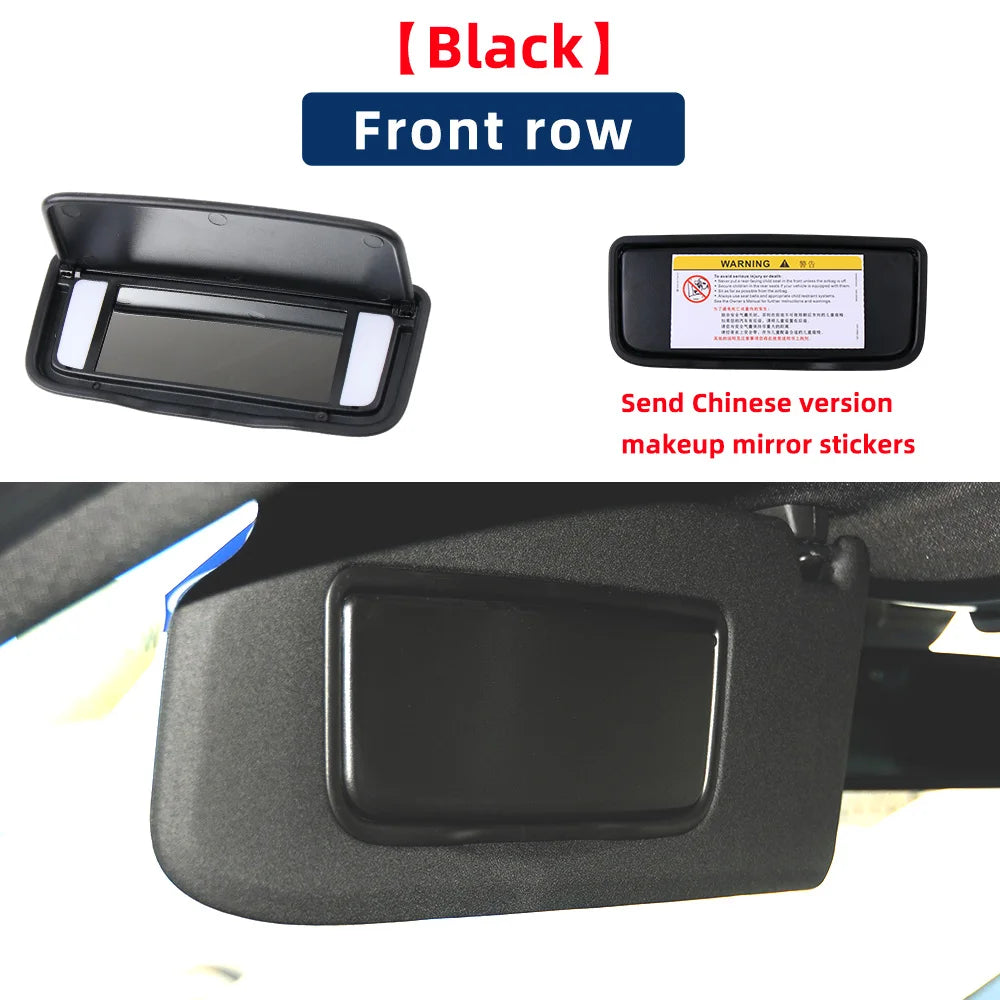 39819389 Car Front Sun Shade Visor Makeup Cosmetic Mirror Cover For Volvo XC60 2013-2017 XC90 2013-2014 S80 2014-2015
