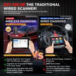 Autel MaxiCOM MK900 BT MK900BT 8 Inch Car Diagnostic Tools 40+ Services CAN FD DOIP OBD2 detail view