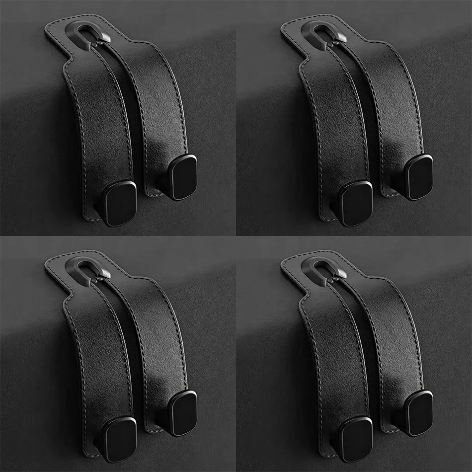 Leather Car Seat Back Hook Handbag Holder alternate view