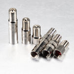 Chrome Plated Brass Screw-on Valve Cap Stem Extension | 19mm 25mm 39mm Tire Valve Extend detail view