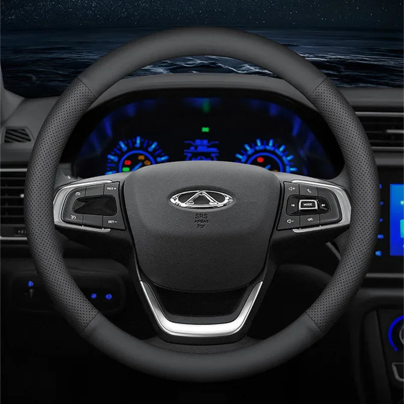 Ultra-Thin Steering Wheel Cover 37-38cm Breathable alternate view