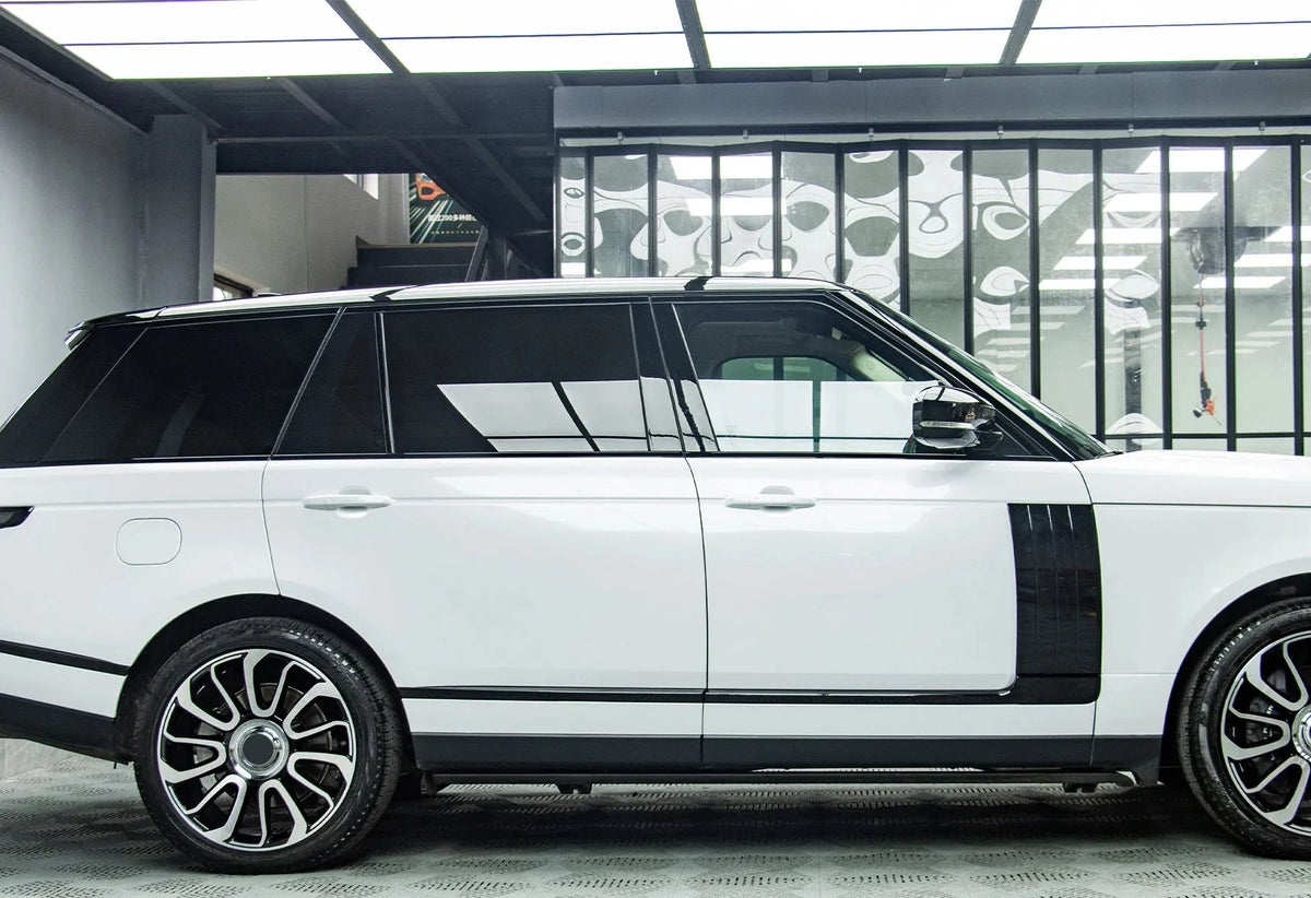 Bright White Vinyl Wrap Self-adhesive Auto Motorcycle Body Wrap Sticker Glossy White Vin detail view