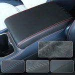 For BYD ATTO 3 EVO Yuan Plus 2026 2027 Center Console Cover Armrest Box Protector Pad Black Suede Interior Accessories