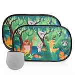 2PCS Car Sun Shade Side Window Curtain | Universal Static Adsorption Sunshade Cover additional angle