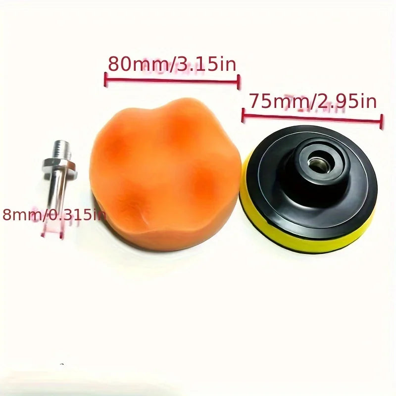Professional Car Detailing Polishing Kit For Electric Drill | Sponge Wheels And Angle lifestyle view