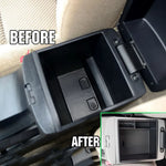 Central Armrest Storage Box For Toyota Hilux 2004-2015 Center Console Bin Glove Tray Holder Case Car Stowing Tidying 2013 2014