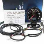 GReddi 7 Color Turbo Boost Gauge | 62mm 2.5 Inch Car Racing Meter with Sensors alternate view