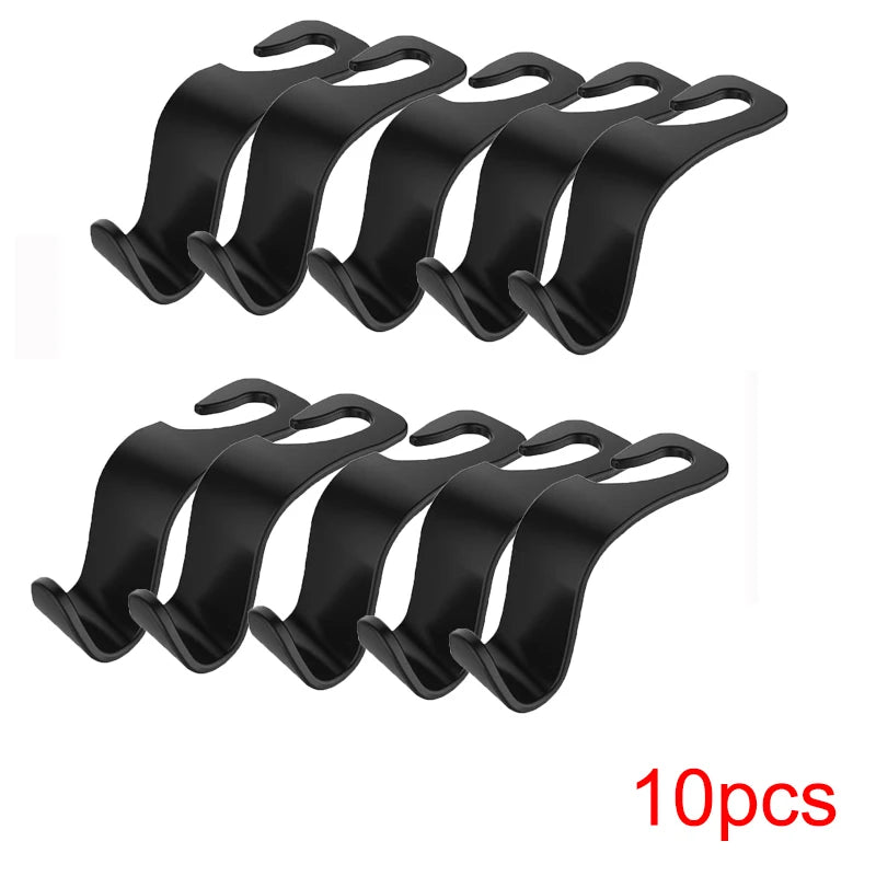 Car Headrest Hooks Seat Back Organizer Hanger 4 Pcs detail view