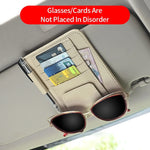 Car Sun Visor Organizer Multi-Pocket Storage Pouch
