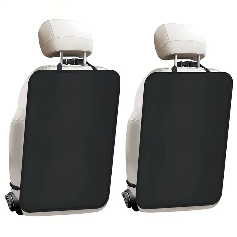 Universal Car Seat Kick Mat Protector 2PCS Waterproof Backseat Cover for Kids Pets An alternate view