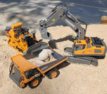 Oike 4WD Remote Control Dump Truck Excavator Bulldozer RC Car Toy lifestyle view