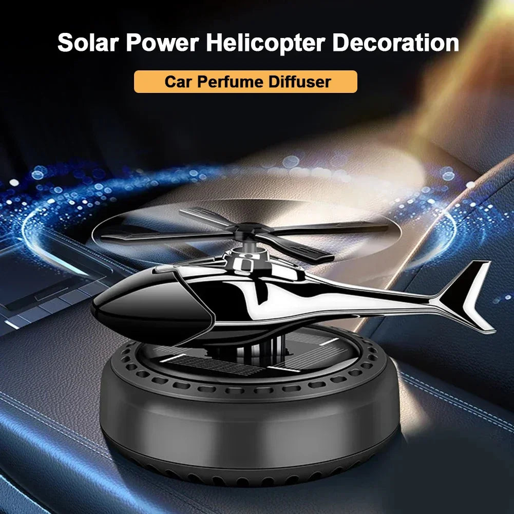 Solar Powered Car Air Freshener | Decorative Aromatherapy Propeller Diffuser alternate view