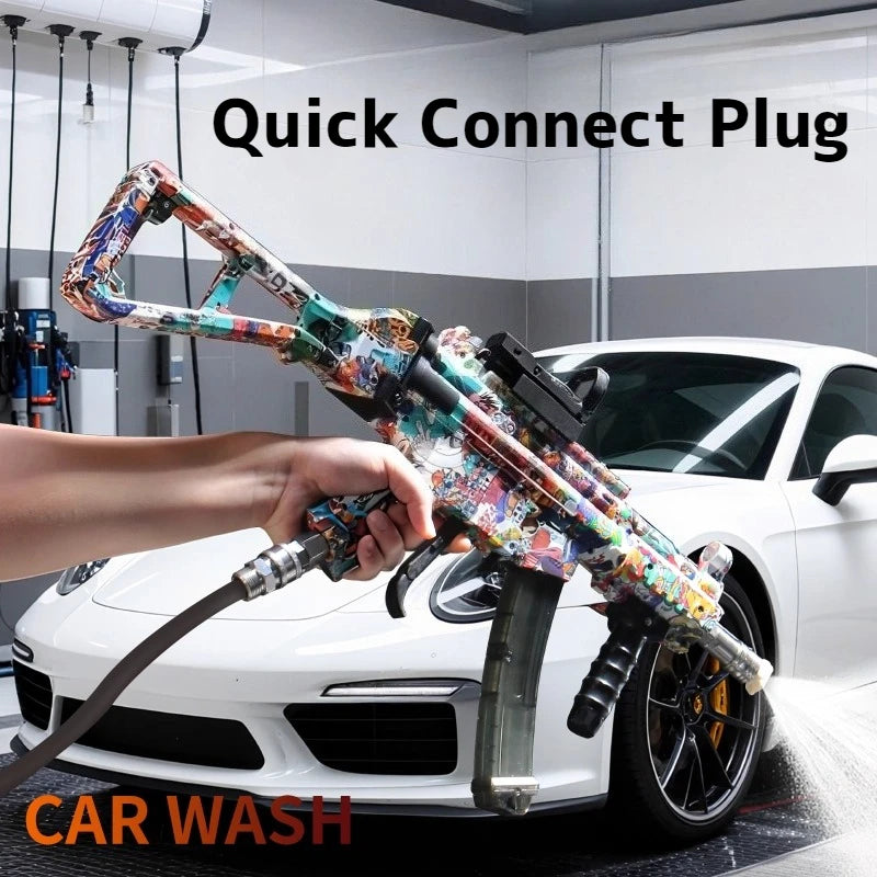 High Pressure Washer Spray Gun | Quick Connect Car Wash Tool close-up view