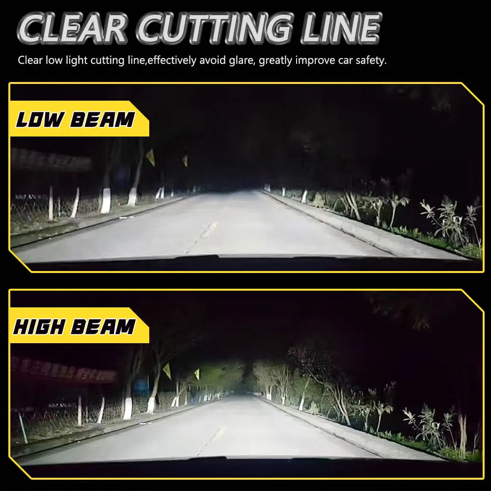 H7 H4 LED Canbus Headlight Bulb 1000W Ultra Powerful Spotlight Motorcycle Lamp Ampoul lifestyle view