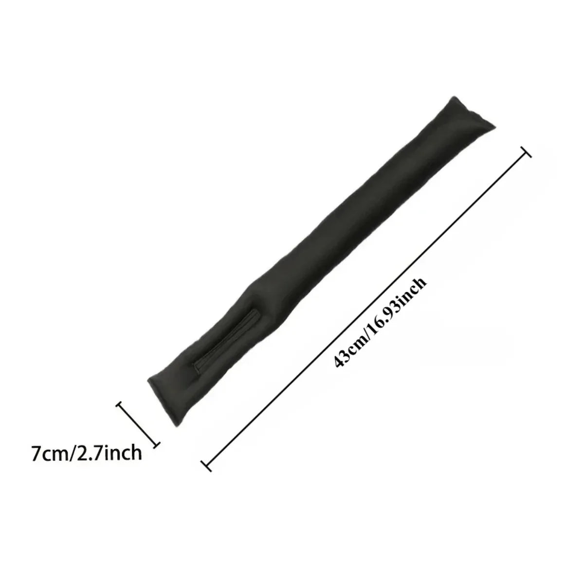 Car Seat Gap Filler Soft Leather Plug Spacer lifestyle view