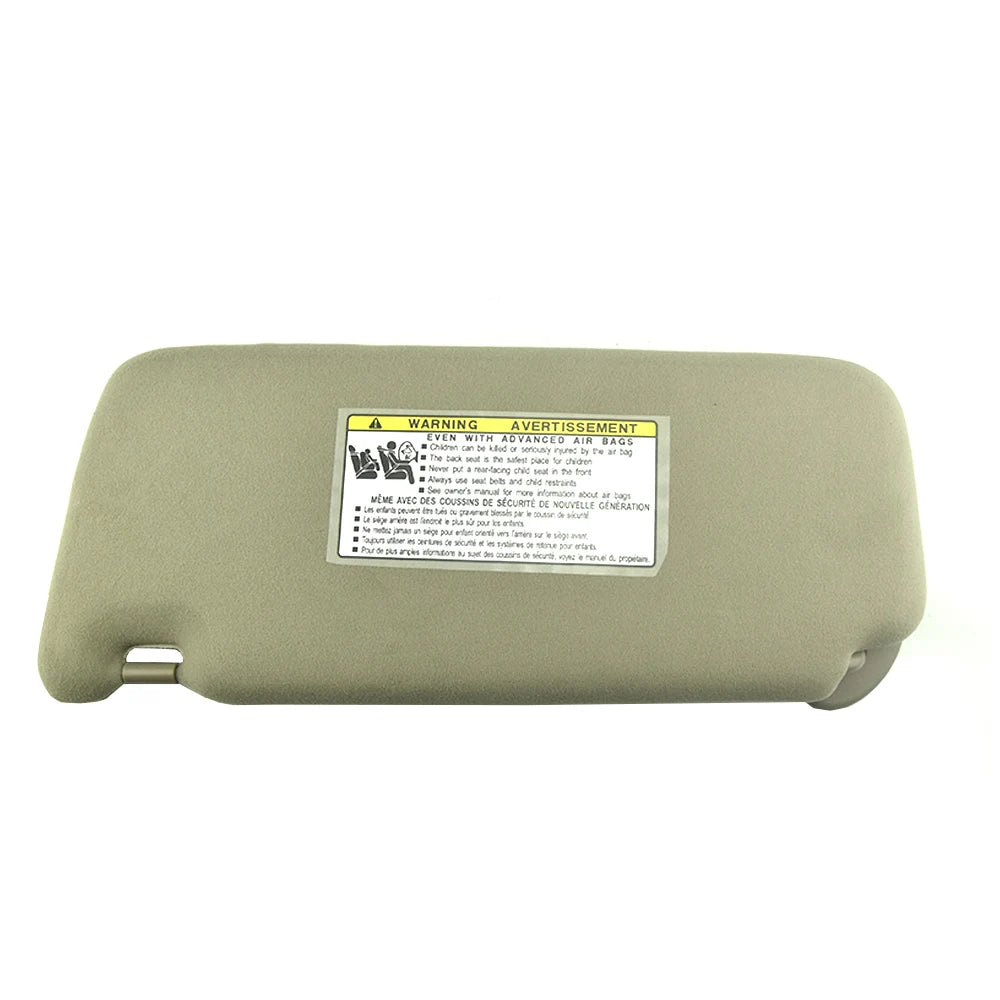 For 2007-2011 for Toyota Camry Hybrid Sun Visor Replacement Beige Driver Car Sun Shade With Makeup Mirror