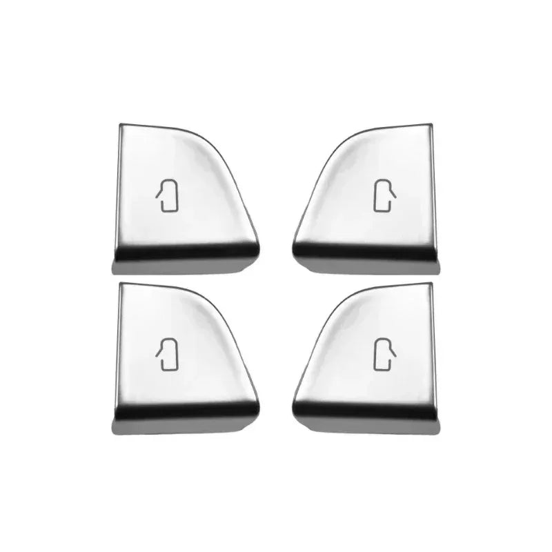 4PCS Door Button Decoration Sticker for Tesla Model 3 Highland Model Y Juniper | AB additional angle