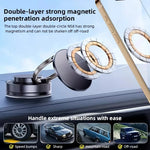 Magnetic Car Phone Holder | 360 Degree Rotating Vacuum Suction Cup Stand close-up view