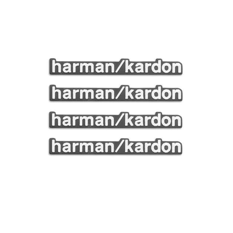 Harman Kardon BOSE Badge aluminum 3D car audio stickers For bmw Dacia Alfa Romeo Lada Skoda Hyundai Infiniti Volvo Audi Jaguar