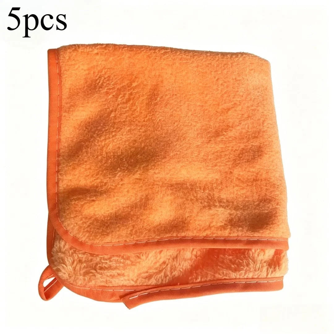 1/2/3/6/10pcs 30X60cm Microfiber Car Cleaning Towels Soft Quick Drying for Windows Mir close-up view