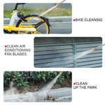 21V Electric Car Washer Gun Cordless 6-in-1 Nozzle High Pressure 900 PSI Brushless with 4.0Ah Battery for Car/House/Floor/Fence