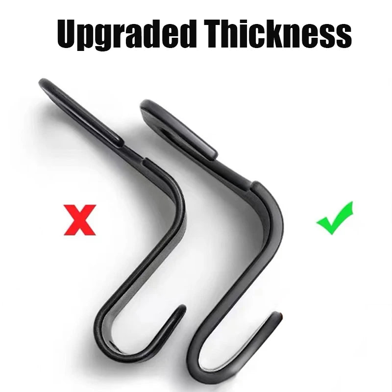 Car Headrest Hooks Seat Back Organizer Hanger 4 Pcs lifestyle view