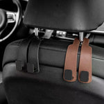 Car Headrest Hooks Hanger for Bags Seat Back Organizer Holder Clips Auto Fastener Hoo lifestyle view