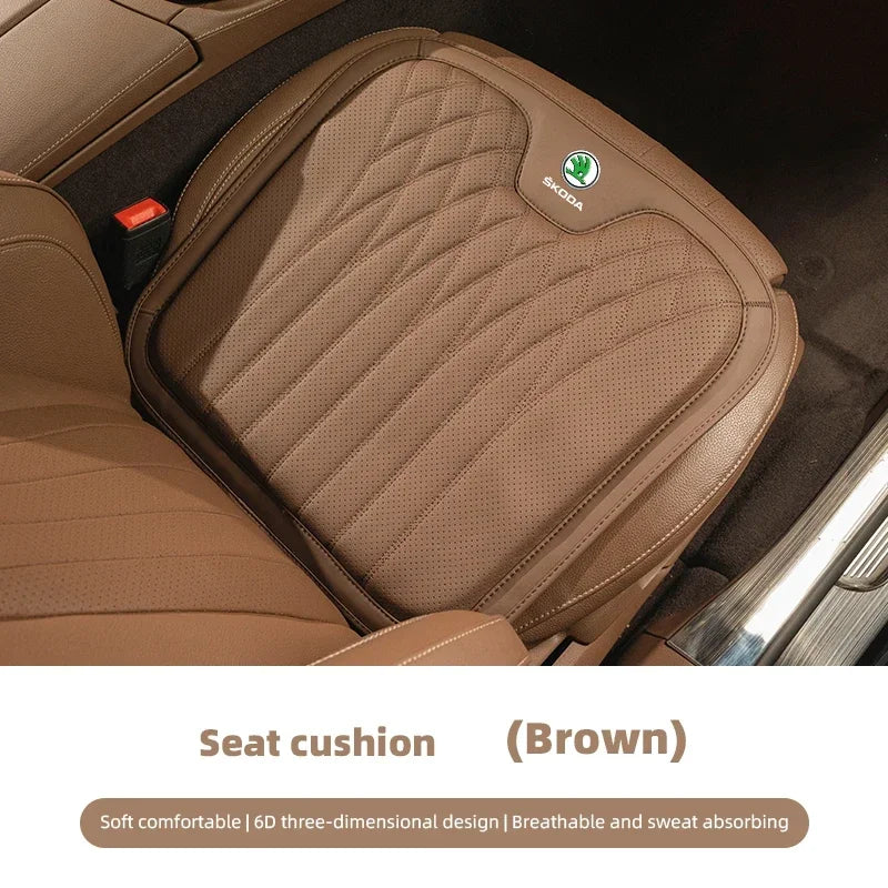 Car Seat Cushion Cover Lumbar Support Waist Cushioning For Skoda Octavia Rapid Kodiaq lifestyle view