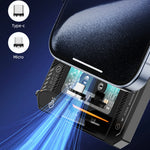 Car Phone Mount With Wireless Charger 66W Magnetic Charging Holder Car Automatic Clam lifestyle view