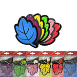 Natural Scented Tea Paper Car Air Freshener | Leaf Shape Hanging Vanilla Perfume detail view