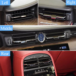 LHD RHD Car Front Rear Air Conditioning Slider Clip AC Vent Outlet Grille Repair Kit For Maserati Quattroporte M156 2013-2020