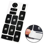 Car Repair Sticker For Fiat Croma Windows Button Stickers Decals Repair Worn Button K lifestyle view