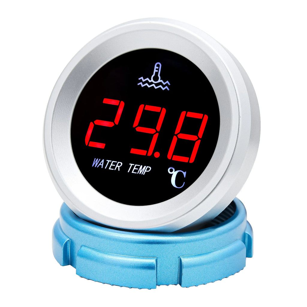 Car Water Temperature Gauge With 10mm Temp Sensor | Digital LCD Display for Car Truck alternate view