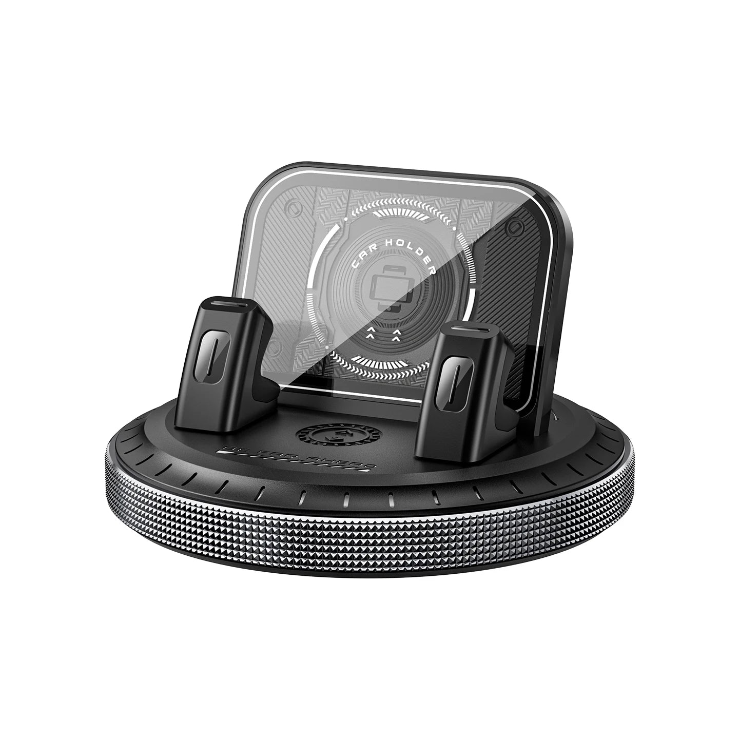 Lcars New Car Phone Holder, 360-Degree Rotating Adjustable Dashboard Mount, Stable Anti-Slip Support for Phone Navigation and Entertainment