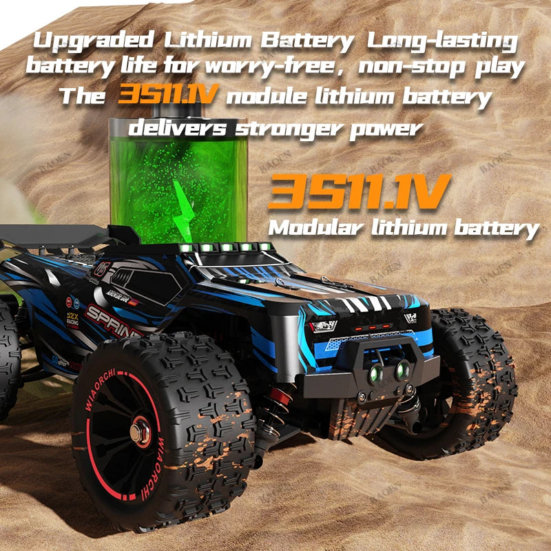 SCY9522PRO 85KM/H High Speed RC Car Brushless 4WD Off-Road Drift Remote Control Car 1: close-up view