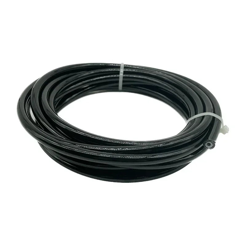 1/2/3/4/5M AN3 Motorcycle Braided PVC Stainless Steel PTFE Brake Line Hose | Universal close-up view