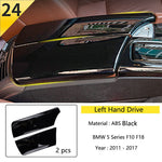 For BMW 5 Series F10 F11 520i Carbon Fiber Central Armrest Box Cover Storage Box Gear Position Panel Decoration Cover Auto Parts