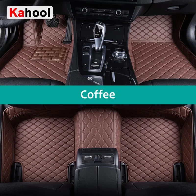 KAHOOL Custom Car Floor Mats For Skoda Fabia Auto Carpets Foot Coche Accessorie